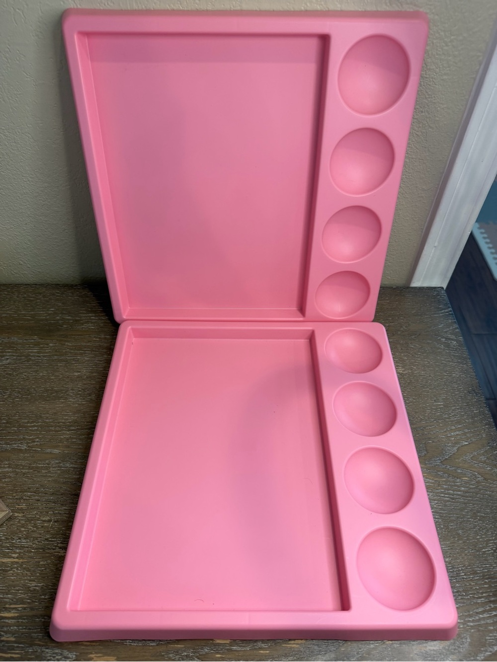 NEW 2024 Target Bullseye Playground Plastic Paint Trays set of 2 Pink